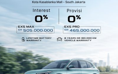 Jangan Lewatkan! Eksibisi Eksklusif Geely di Kota Kasablanka: Promo Bunga 0% dan Garansi Seumur Hidup